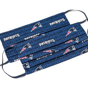New England Patriots NFL Cloth Face Masks (2)